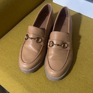 a new day Camel Loafers with Gold Accent